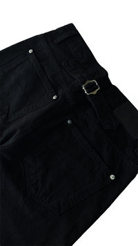 JET BLACK DENIM JEANS
